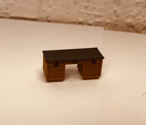 Schreibtisch "klein" Set 2 Stück 1:87 / H0